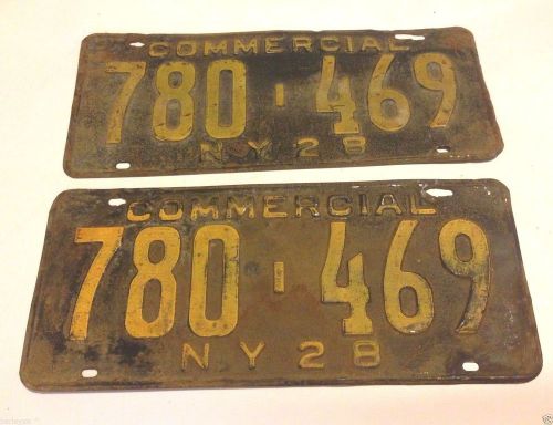 1928,ny,license,plate,commercial,reo,dodge,truck,ford,aa,chevy,mack,studebaker