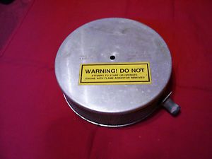 Barbron flame arrestor,5 inch,used,marine,fits holley,carter,inboard, 2 1/2 tall