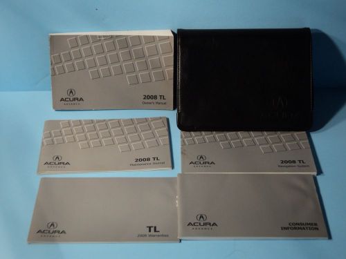 08 2008 acura tl owners manual with navigation
