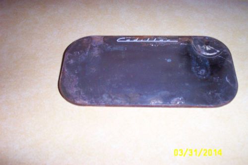 Vintage cadillac sun visor inside vanity mirror old