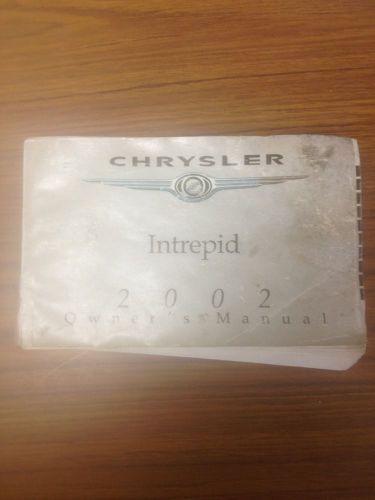 2002 chrysler intrepid owners manual