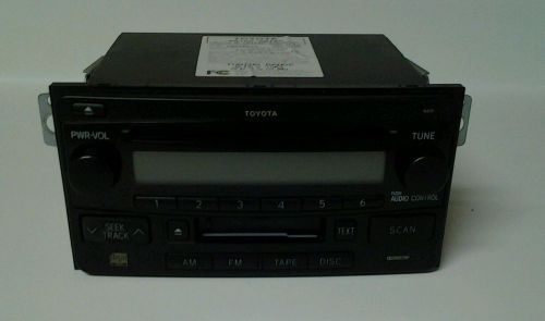 03 04 05 toyota celica rav4 radio cd cassette 16830 86120-2b760 oem