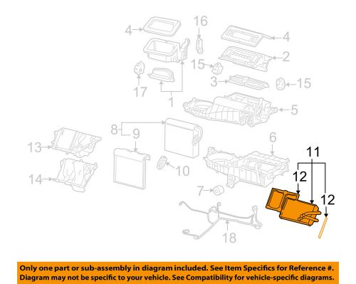 Gm oem-hvac heater core 89018289