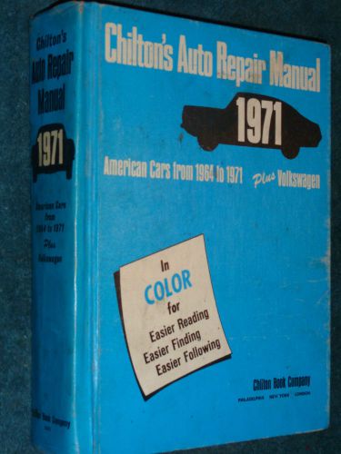 1964-1971 chevy ford olds cadillac buick mecury vw lincoln &amp; more shop book