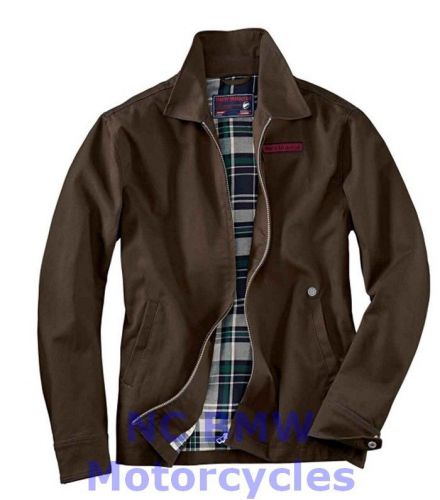 Bmw genuine motorrad motorcycle men roadster outdoor jacket brown size m