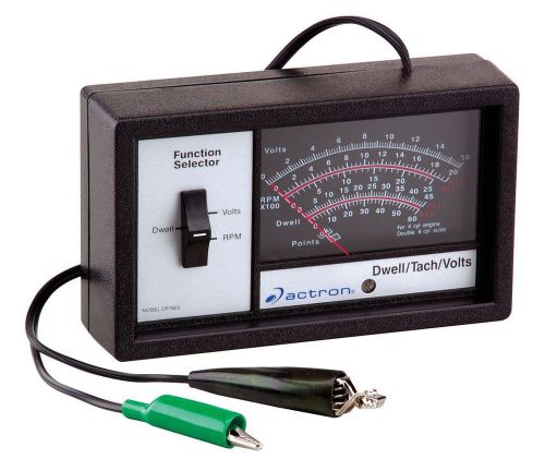 Actron cp7605 dwell/tach/volt meter tester, rpm + ignition dwell angle analyzer