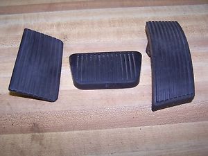 Brake, gas and resting pedal pads