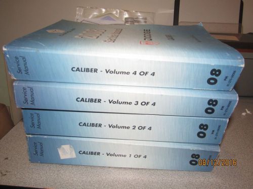 2008 dodge caliber service shop repair workshop manual set 4 volume set
