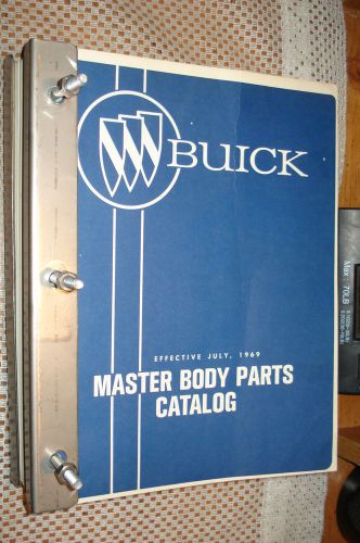 1940-1969 buick parts book rare gm catalog skylark + body text and illustrations