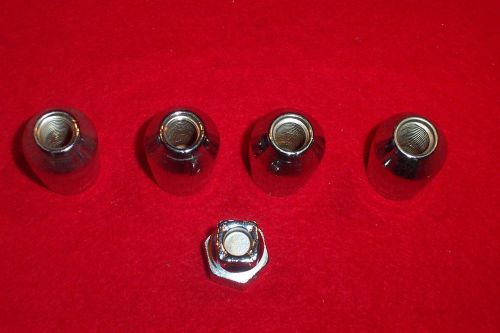 Set of four locking lugs for most cars