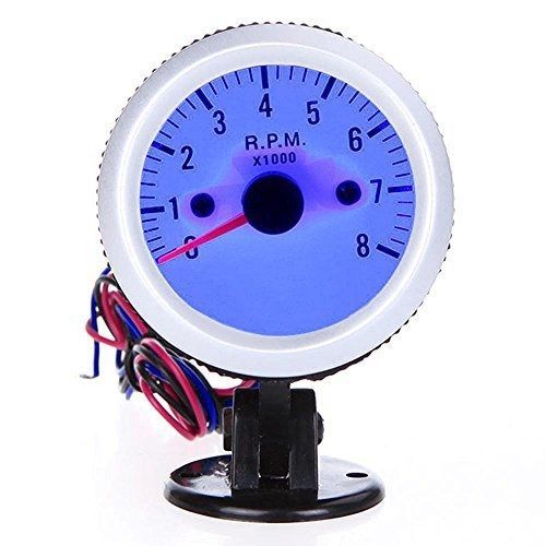 Docooler tachometer tach gauge with holder cup for auto car 2&#034; 52mm 0~8000rpm
