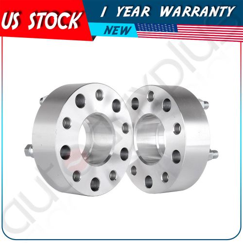 2pcs 2&#034; 5lug 5x5.5 wheel spacers w/ bolts 77.8mm hub adapters for dodge