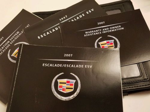 ☆☆☆ 2007 cadillac escalade owners manual books case all models ☆☆☆