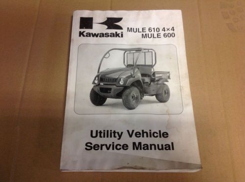 Used kawasaki service manual 2005 mule 610/600 4x4 (mule610-002)