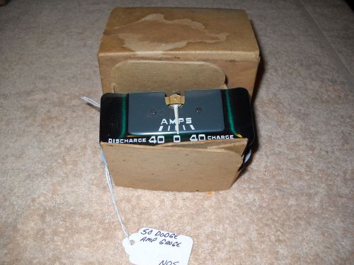 Nos mopar 1950 dodge amp alternator gauge