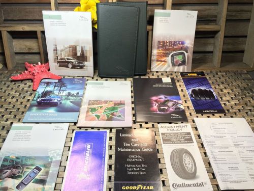 2007 2008 2009 xj xjr xjl vdp owners manual + navi &amp; rear tv bks (full set) (oem