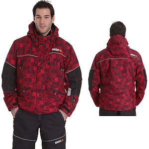 Snowmobile ckx summit snow jacket men xsmall black  red winter coat snow shell