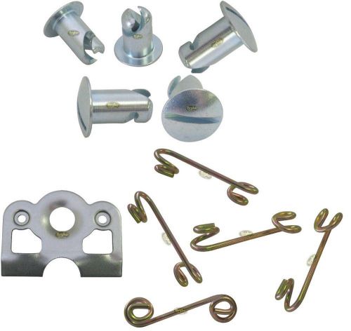 7/16&#034; steel dzus buttons springs lightweight plates 5 pack quarterturn fasteners