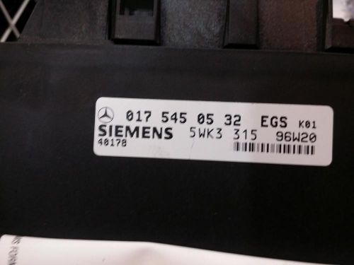 Mercedes mercedes e-class chassis brain box 210 type, transmission; (rh rear e