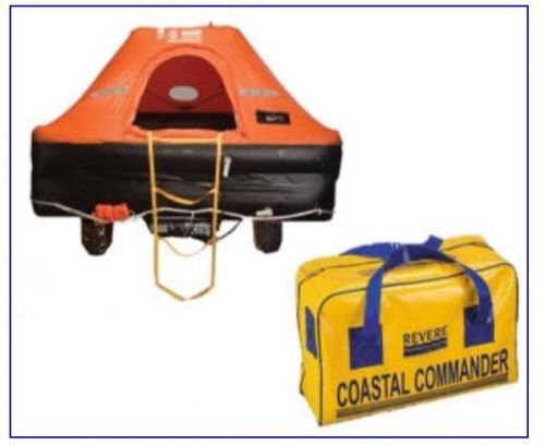 Revere coastal commander 6 person life raft