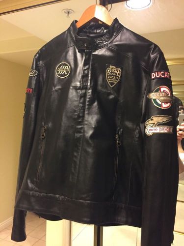 Ducati dainese leather jacket black (2009 historical patch)