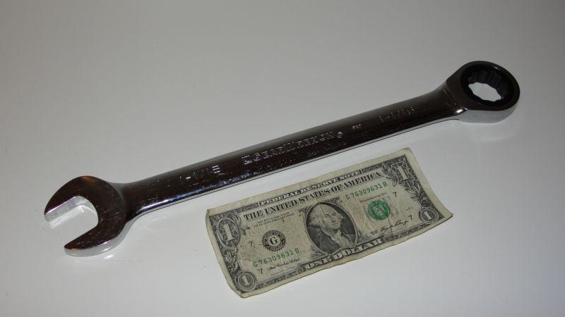 Gearwrench 1 1/16 sae ratcheting open end box combination wrench 9034 12 point