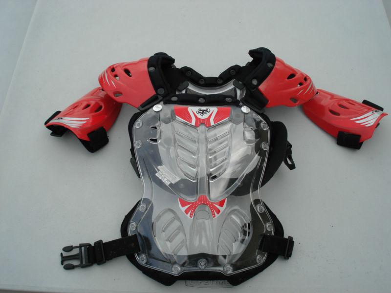 Fox racing gear  youth chest protector red,black