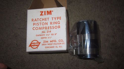 Nos zim ratchet type pistong ring compressor