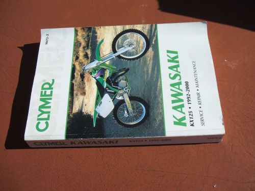 1992-2000 kawasaki kx125 clymer service, repair and overhaul manual