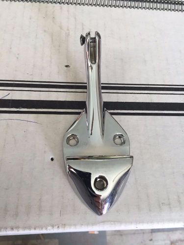 New 1966 chevy chevelle coupe inner rear view mirror bracket with screw