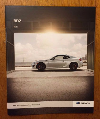 2017 subaru brz catalog sales brochure