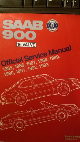 1985-93 saab 900 16 v bently printed service manual