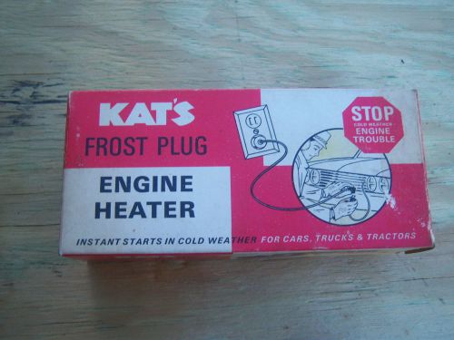Vintage kat&#039;s external type engine heater~ new in box~ model# k7 a