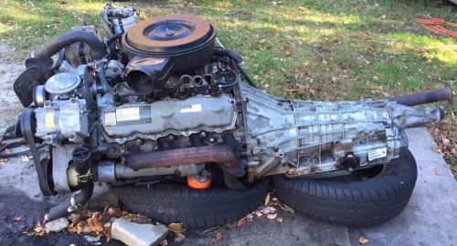 1991 ford 7.3 idi diesel engine and transmission  f 350 (running)