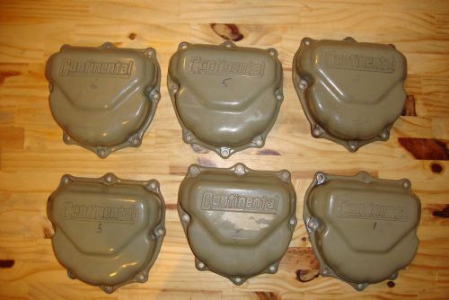 Teledyne continental valve rocker cover p/n 625615-l (set of 6)