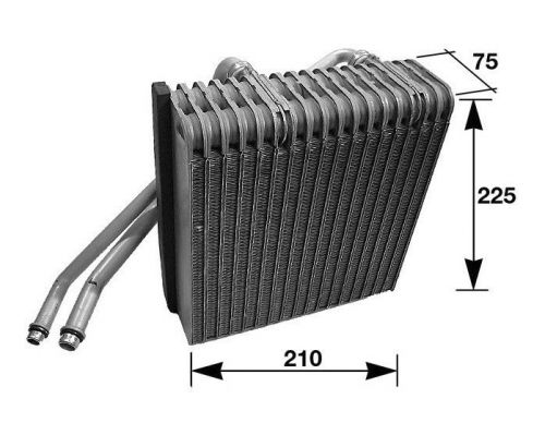 A/c evaporator core behr hella service 351210541