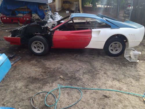 Ferrari 1981 308 gts rolling chassis, suspension and partial  288 gto body kit