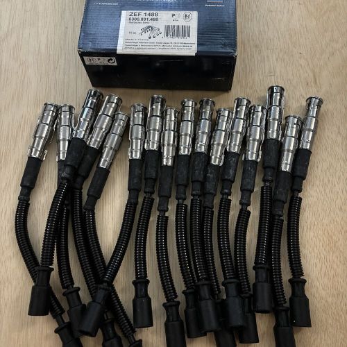 1998-2010 mercedes-benz v-8 beru 16pc spark plug wire set kit 0 300 891 488