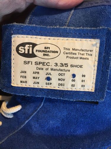 NEW RCI DRIVING BOOTS RACING SHOES Blue SIZE 8, R.C.I. PLEASE READ, US $59.99, image 4