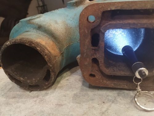 908251 OMC 4 Cyl Exhaust Elbow Riser Pre-owned #35, US $80.00, image 6