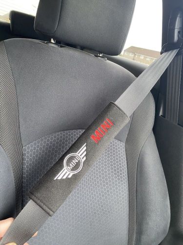 For Mini Cooper 2x Car Seat Belt Shoulder Pads - Mini Seatbelt Cover Pair, US $, image 3