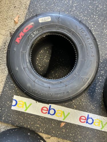 Good Used Set Of MG Red Racing Go Kart Tires Four-4.60-10x5, US $49.99, image 2