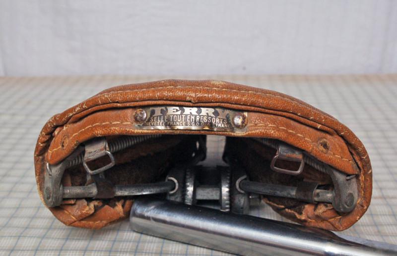 Vintage 1950's 1960's French Terry Saddle For Mobylette Velosolex Moped Bike, US $28.00, image 3
