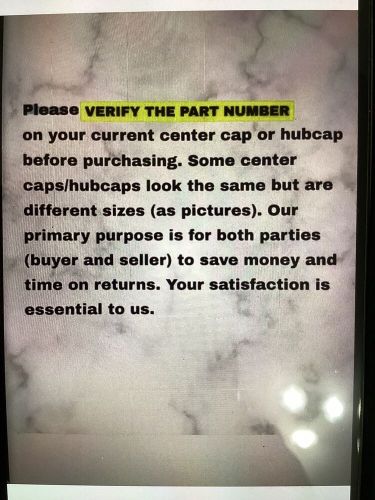 2005 2006 2007 Ford Five Hundred 500 Machine Center Cap 5G13-1A096-BB 1 Piece, US $19.95, image 6