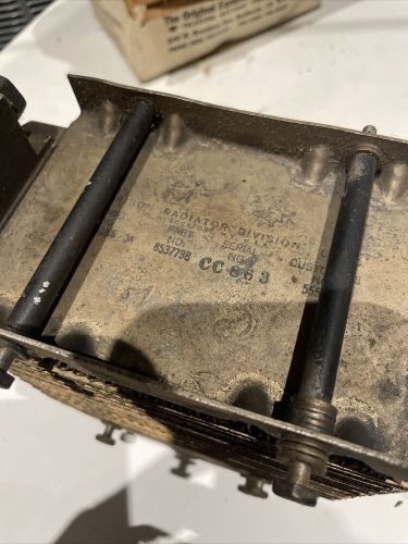 Harrison ap07au06-03 oil cooler assy p/n 8537798 core