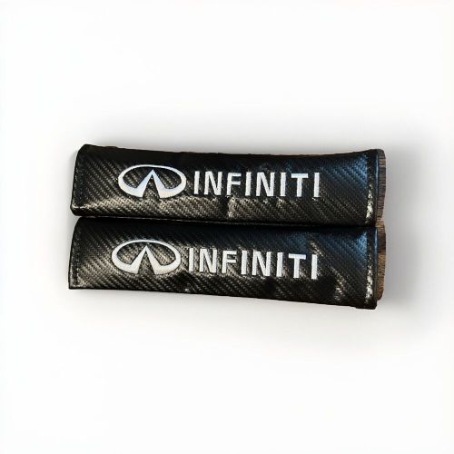 Infiniti Carbon Fiber Padded Car Seat Belt Seatbelt Shoulder Strap Pads 2 Pack, US $14.95, image 2