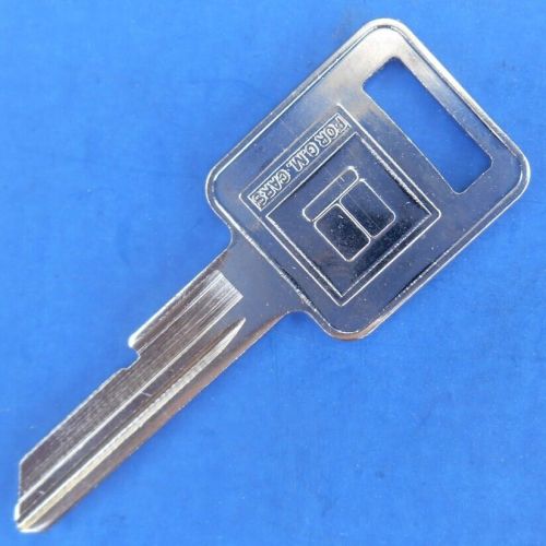 New square head ignition / door key blanks for gm vehicles identified by e stamp