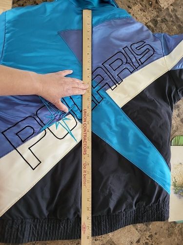 Vintage Polaris Snowmobile Jacket 80s 90s Needs Repair INDY MENS MEDIUM TALL, US $4.99, image 17