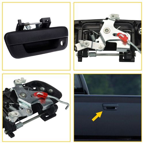 Rear gate tailgate tail latch handle black for 2004-2012 gm colorado gmc canyon