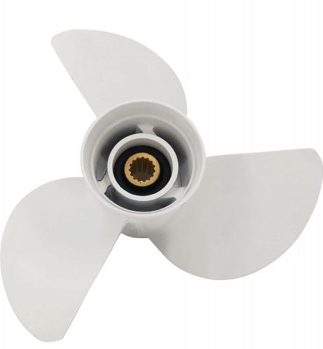13 5/8x15-K Aluminum Outboard Propeller for Yamaha 60 6E5-45949-00-EL white, US $79.99, image 4